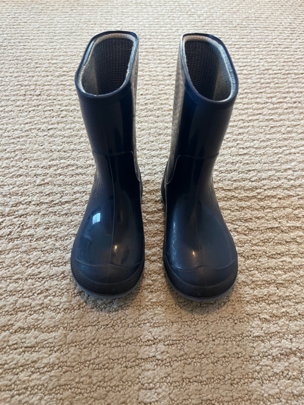 Source Unknown Kids Navy Blue Rain Boots toddler size 7-8